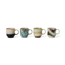 Load image into Gallery viewer, HKLIVING | 70s Ceramics Café Mugs | Set of 4 | Abstract