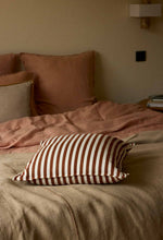 Load image into Gallery viewer, Moka Stripe Cotton Cushion Cover | 50 x 50cm (cover only)
