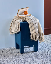 Load image into Gallery viewer, Lines Monochrome Cotton Blanket/Throw | 180cm x 130cm