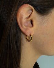 Load image into Gallery viewer, Lines + Current | Flo Hoop Earrings