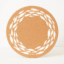 Load image into Gallery viewer, Cork Placemat 30cm - Shoal - BTS CONCEPT STORE