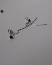 Load image into Gallery viewer, Lines + Current |Mona Thread with stud Earrings