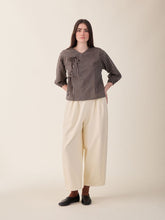 Load image into Gallery viewer, SIDELINE STUDIO | Brea Shirt | Brown Stripe | AW26