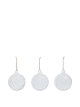 Load image into Gallery viewer, Ferm Living Flurry Glass Baubles | Large | Set of 3 - BTS CONCEPT STORE