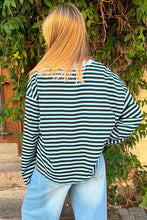 Load image into Gallery viewer, ØST London Anna Crewneck | Black+Blue
