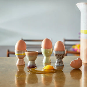 HKliving 70s Ceramic Egg Cups (set of 4) | Taurus