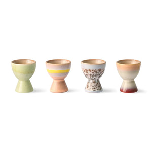 HKliving 70s Ceramic Egg Cups (set of 4) | Taurus