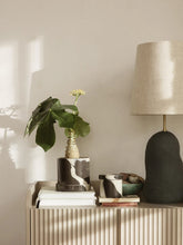 Load image into Gallery viewer, Ferm Living Hebe Lamp - Medium | Dark Grey Base + Natural Shade