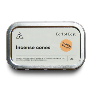 Earl of East Incense Cones | Sandalwood