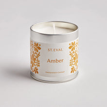 Load image into Gallery viewer, St Eval Folk Amber Candle Tin