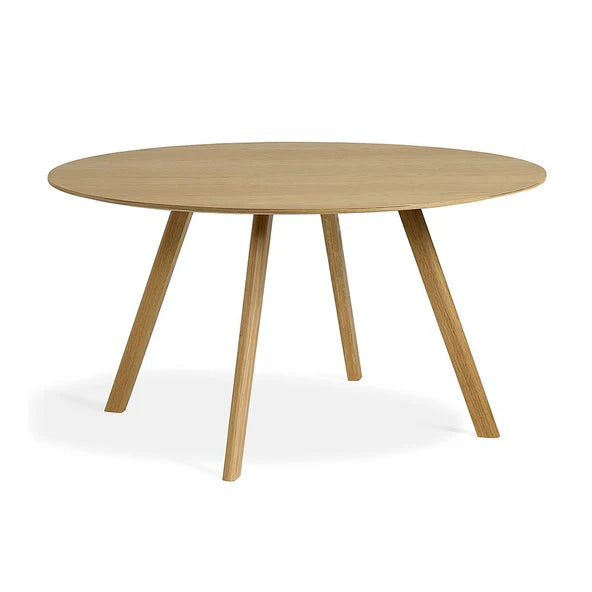 Ex-display HAY CPH25 Round Table Lacquered Oak, diameter 140 x height 74