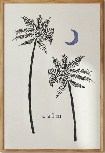 Calm palms print | A3