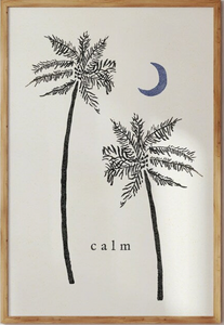 Calm palms print | A3