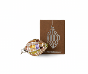 HKLIVING | CHRISTMAS ORNAMENTS | BRUTALIST OVAL
