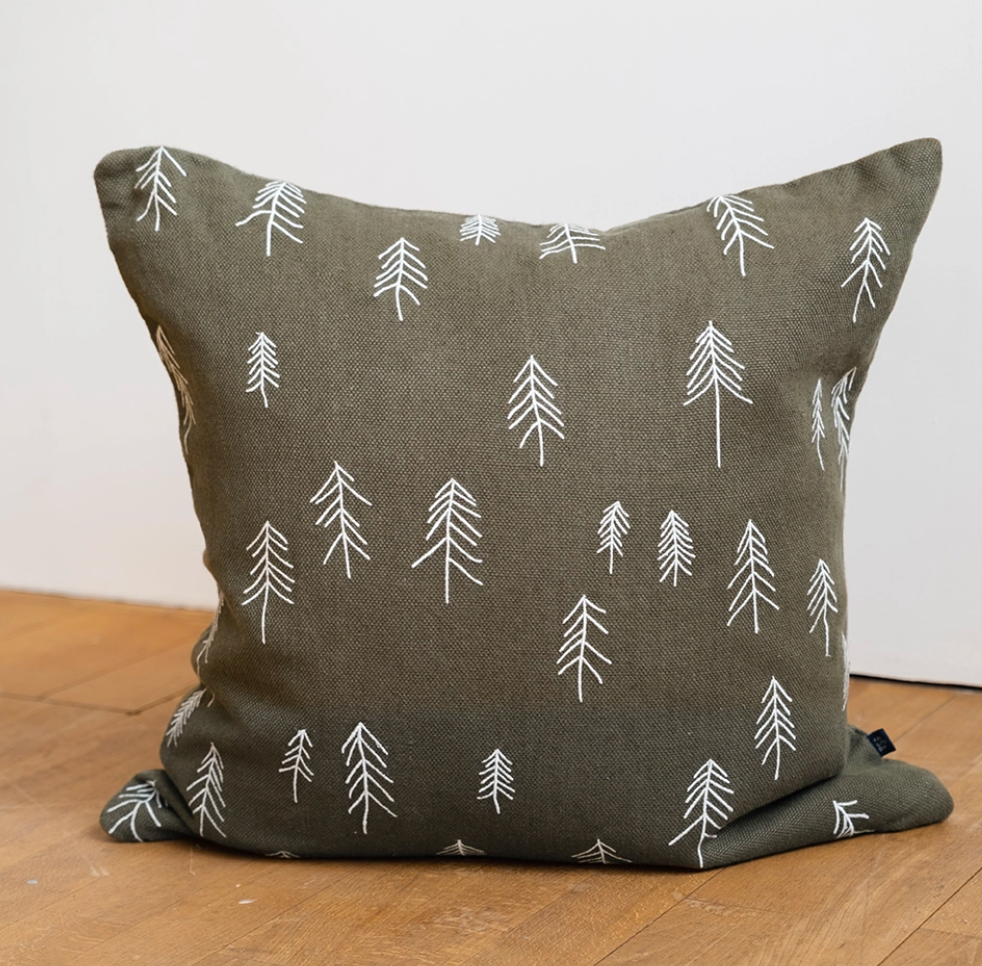 Fine Little Day Tall Embroidered Cushion | Various