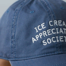 Load image into Gallery viewer, Ice Cream Appreciation Society | Cotton Baseball Cap - Dark Blue - BTS CONCEPT STORE