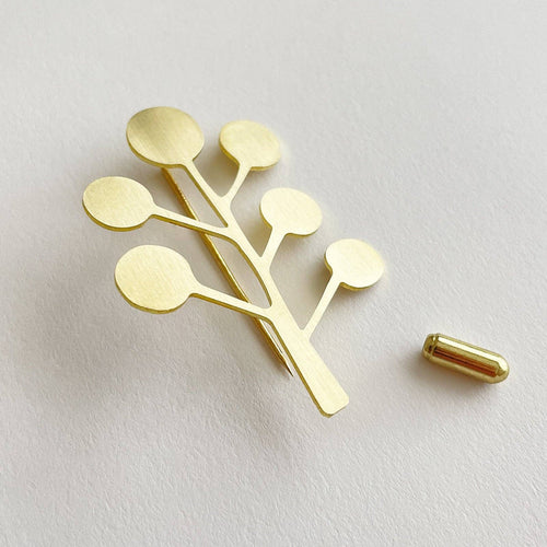 Brass Kelp Pin