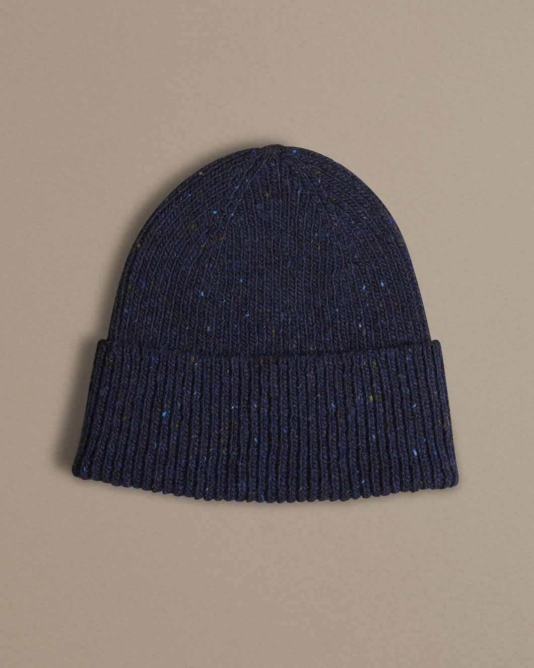 Unisex Donegal Beanie | Navy Blue
