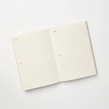 Load image into Gallery viewer, Kinshipped Red A5 Lay Flat 365 undated planner