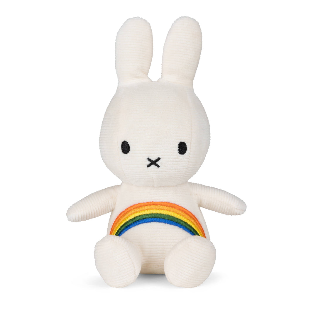 Miffy Corduroy Rainbow White 18 cm