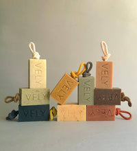 Load image into Gallery viewer, Natural Handmade Soap On A Rope With Pink Clay  "Amélie" - BTS CONCEPT STORE