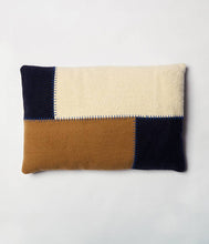Load image into Gallery viewer, Wool Patchwork Cushion with Blanket Stitch | 40 x 60cm