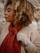 Load image into Gallery viewer, British Wool Fingerless Gloves | Un-Dyed Nepp
