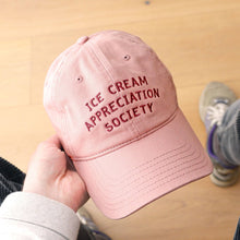 Load image into Gallery viewer, Cotton Baseball Cap - Dusty Rose | Ice Cream Appreciation Society