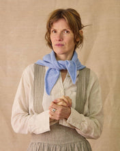 Load image into Gallery viewer, ROVE Pointelle Neckerchief/Scarf | Cornflower