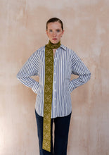 Load image into Gallery viewer, TBCo | Merino Wool Skinny Scarf in Olive Flora