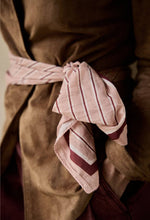 Load image into Gallery viewer, Gabrielle Paris Vermilion Stripes Cotton Voile Scarf - BTS CONCEPT STORE
