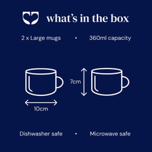 Load image into Gallery viewer, Vervain Mug - Mustard Yellow - Large (Set of 2) - BTS CONCEPT STORE