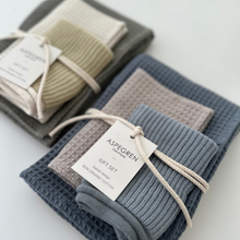 Load image into Gallery viewer, Gift set - 100% Organic cotton - Set of 3 - Wasabi