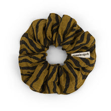 Load image into Gallery viewer, HAIR SCRUNCHIE | ZEBRA TAPENADE
