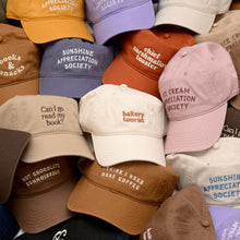 Load image into Gallery viewer, Ice Cream Appreciation Society - Cotton Baseball Cap - Cocoa