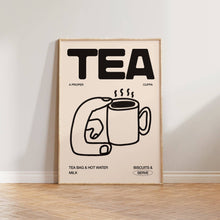 Load image into Gallery viewer, Tea Hand Drawn Print