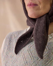 Load image into Gallery viewer, ROVE Pointelle Neckerchief | Dark Brown