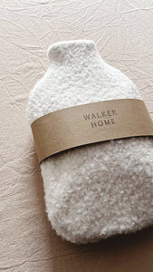 Hot Water Bottle | White Boucle