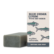 Load image into Gallery viewer, Wylder | Blue Cedar &amp; Pine with Oat Scrub Natural Bar Soap