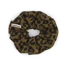 Load image into Gallery viewer, HAIR SCRUNCHIE | OLIVE LEOPARD