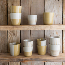 Load image into Gallery viewer, Sorrel Beaker - Brushed Mustard Yellow - Small (Set of 2) - BTS CONCEPT STORE