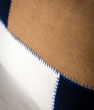 Load image into Gallery viewer, Wool Patchwork Cushion with Blanket Stitch | 40 x 60cm