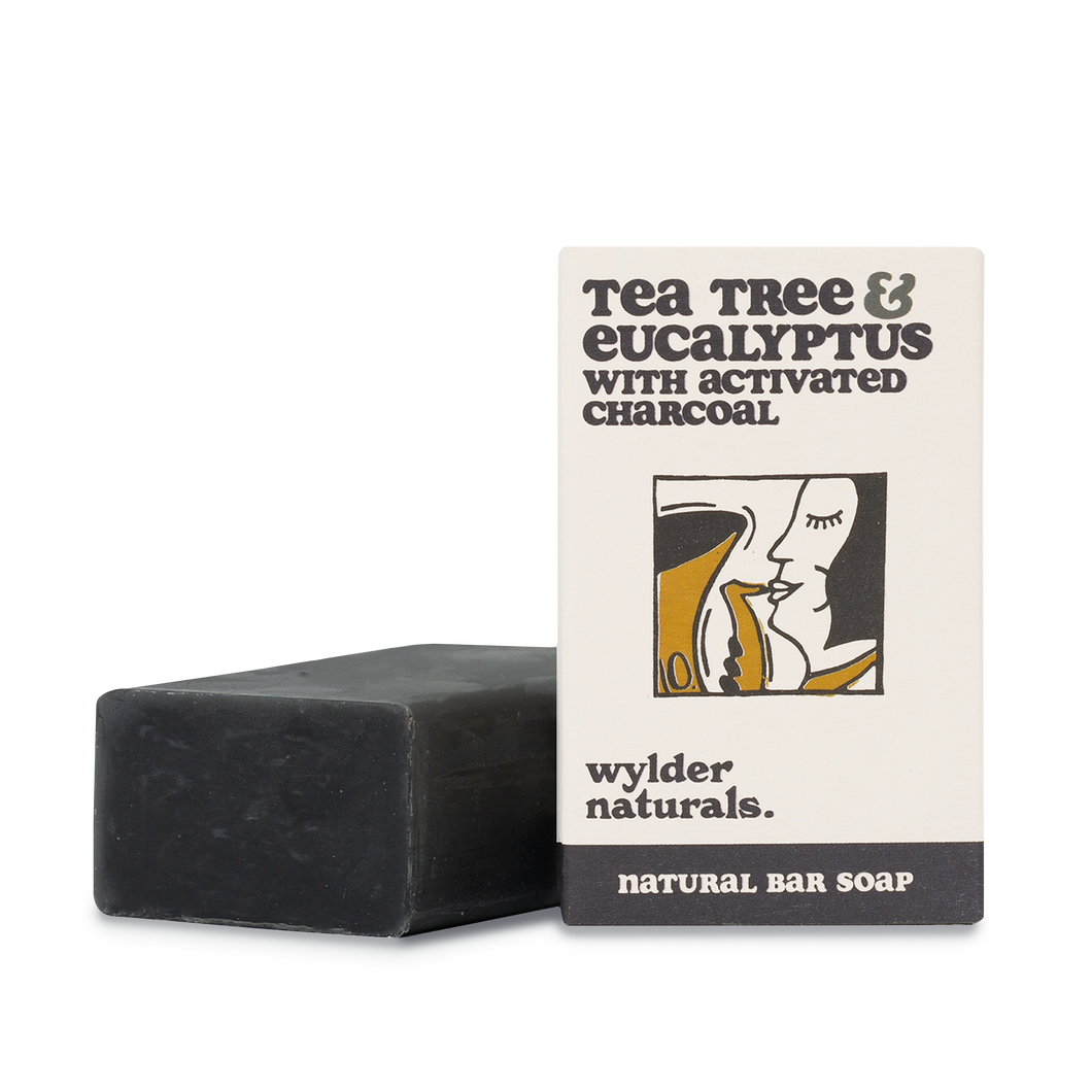 Wylder | Tea Tree & Eucalyptus with Activated Charcoal Natural Soap