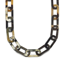 Load image into Gallery viewer, Black long Link horn Necklace pendant jewelry Gift for Women - BTS CONCEPT STORE