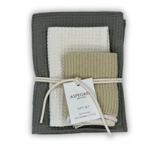 Load image into Gallery viewer, Gift set - 100% Organic cotton - Set of 3 - Wasabi