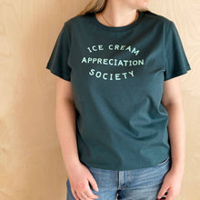 Load image into Gallery viewer, Ice Cream Appreciation Society - Women&#39;s T-Shirt - Deep Teal