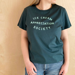 Ice Cream Appreciation Society - Women's T-Shirt - Deep Teal