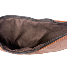 Load image into Gallery viewer, Tan Half Moon Leather Shoulder Bag – Handmade with Braided Handle - BTS CONCEPT STORE