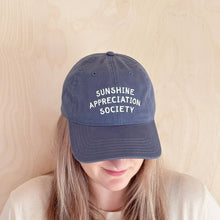 Load image into Gallery viewer, Cotton Baseball Cap - Vintage Blue - Sunshine Appreciation Society