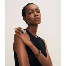 Load image into Gallery viewer, Rectangle link Buffalo horn bracelet - Brown - BTS CONCEPT STORE